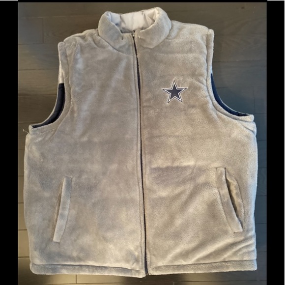 NWT FANATICS Dallas Cowboys Reversible Puffer Vest - size XXL - Picture 6 of 12